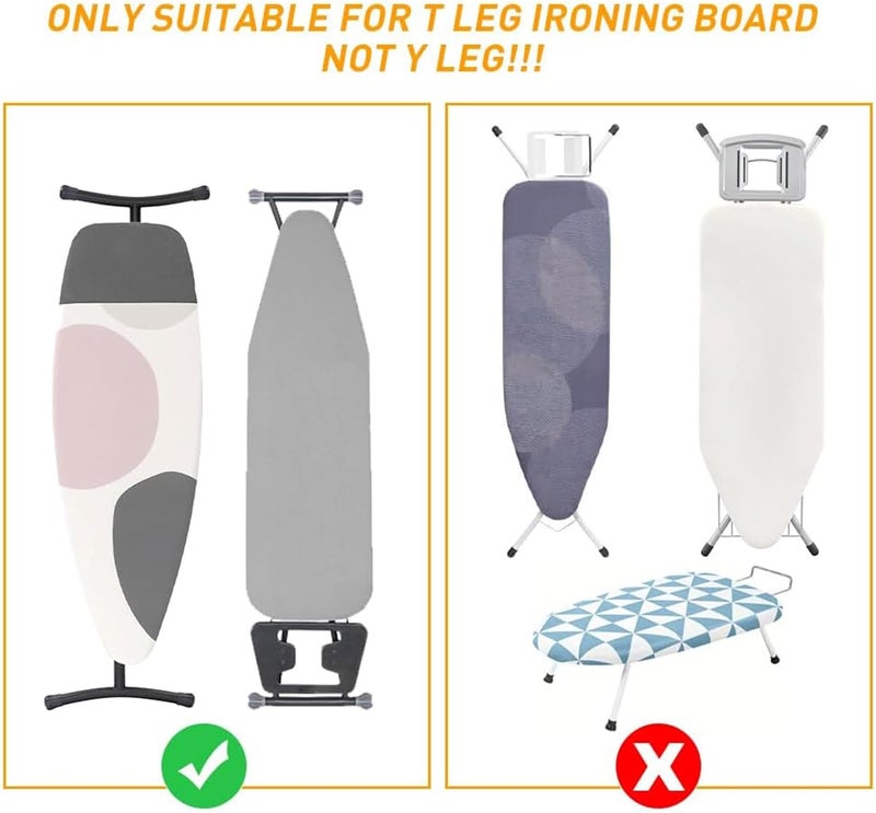 TJMOREE Ironing Board Hanger Metal Wall Mount Iron and Ironing Board Holder, Laundry Room Decor and Storage with Large Storage Black - Image 4